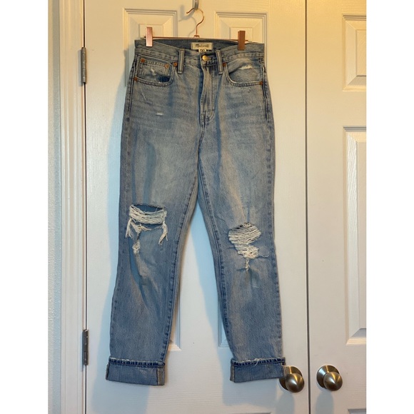 Madewell The Perfect Vintage Jeans Ellicott Wash Mom High Rise Straight Leg 24 - Picture 2 of 10